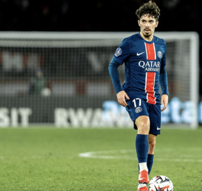 维蒂尼亚揭秘：力压B费成功劝若昂&middot;内维斯加盟巴黎